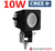 10W CREE miniatyr LED spot 30 grader, ihopkopplingsbar 9-32V