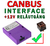 Canbus interface helljussignal till reläkabel +12V