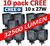 10 pack 27W LED flerpack rabattköp 60° CREE 12-24V