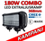 180W 4-radig LED extraljusramp combo 18000 lumen 368mm E-märkt 9-32V