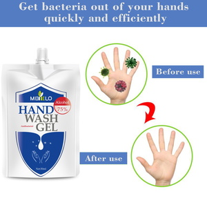 Antibacterial Antiseptic 75% Alcohol Hand Sanitizer Gel