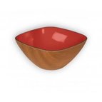 Robex - Fyrkantig skål (Röd)