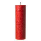 Crystel - Blockljus 20 cm (Röd)