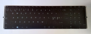 Tangentbordsetiketter Toshiba 14"-20"
