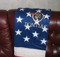 Pontiac old USA pläd