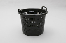 Plastic Basket, 44 Liter, Black