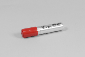 Marking Pen, Sharpie, Large, Red
