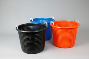 Plastic Basket, 44 Liter, Blue