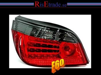 LED baklysen, BMW E60  sedan. rödsvart