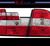 Baklampor till BMW E34 sedan in Klarglas rödvita