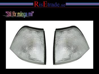 Frontblinkers i silver till BMW E36 Sedan/Touring/Compact