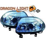 Renault.."DragonLights" Daylight/Parkeringsljus i slinga..Ett par designstrålkastare