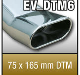 SuperSport Tips variant DTM6 "75x165mm DTM, platt oval, kantad Kant