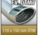 SuperSport Tips variant DTM7 "110x150mm DTM, oval, kantad Kant