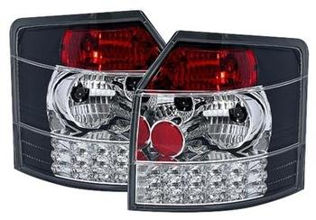 LED baklampor i svart till Audi A4 8E Avant