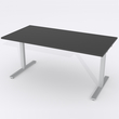 Schreibtisch Rechteck Elektrisch 120x80 Laminat Schwarz