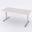 Skrivbord Rektangulär Manuell 160x80 cm Laminat Ljusgrå
