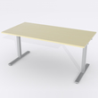 Schreibtisch Rechteck Manuelle 120x80 Furnier Birke