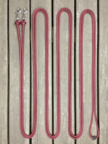 Long loop reins with removable snaps - 6 mm