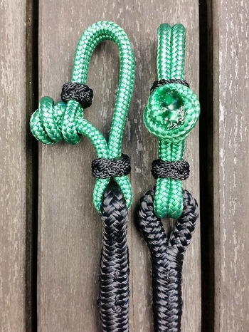 Long loop reins with rope connectors - 10 mm