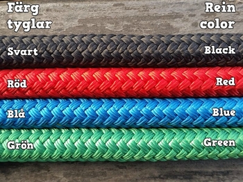 Split reins with rope connectors and rope poppers