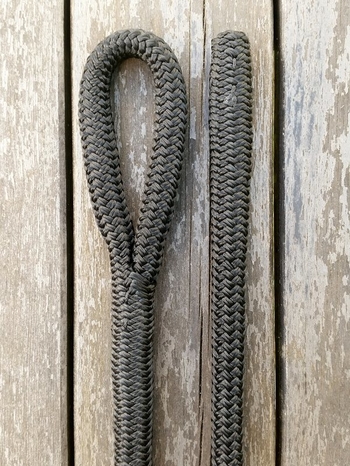 Lead rope with loop and back splice - 14 mm