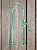 Headstall with rope halter tying