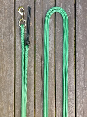 Lead rope with bolt snap and rope popper - 10 mm
