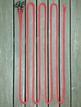 Delade tömmar med repfästen och ändsplitsar - 6 mm
