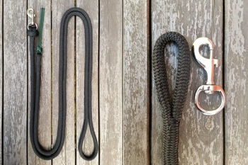 Lead rope with bolt snap and rope popper - 14 mm