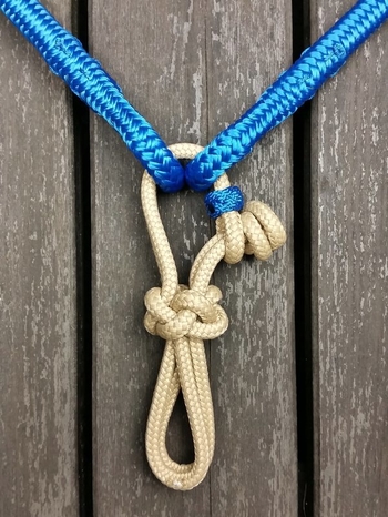 Neck rope with lead rope connector