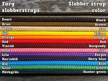 Rope slobber straps