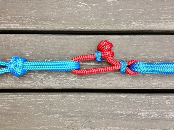 Lead rope with rope connector and rope popper - 14 mm