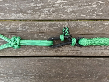 Lead rope with rope connector and tassel - 14 mm