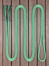 Mecate rein with tassels - 14 mm, 6,70 m, Green