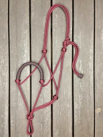 Braided standard rope halter