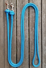 Loop reins with removable bolt snaps - 3,20 m, Blue