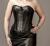 Overbust Sheep Leather, Black