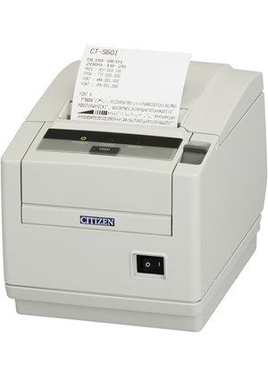 Citizen CT-S601, USB, 8 dots/mm (203 dpi), cutter, white