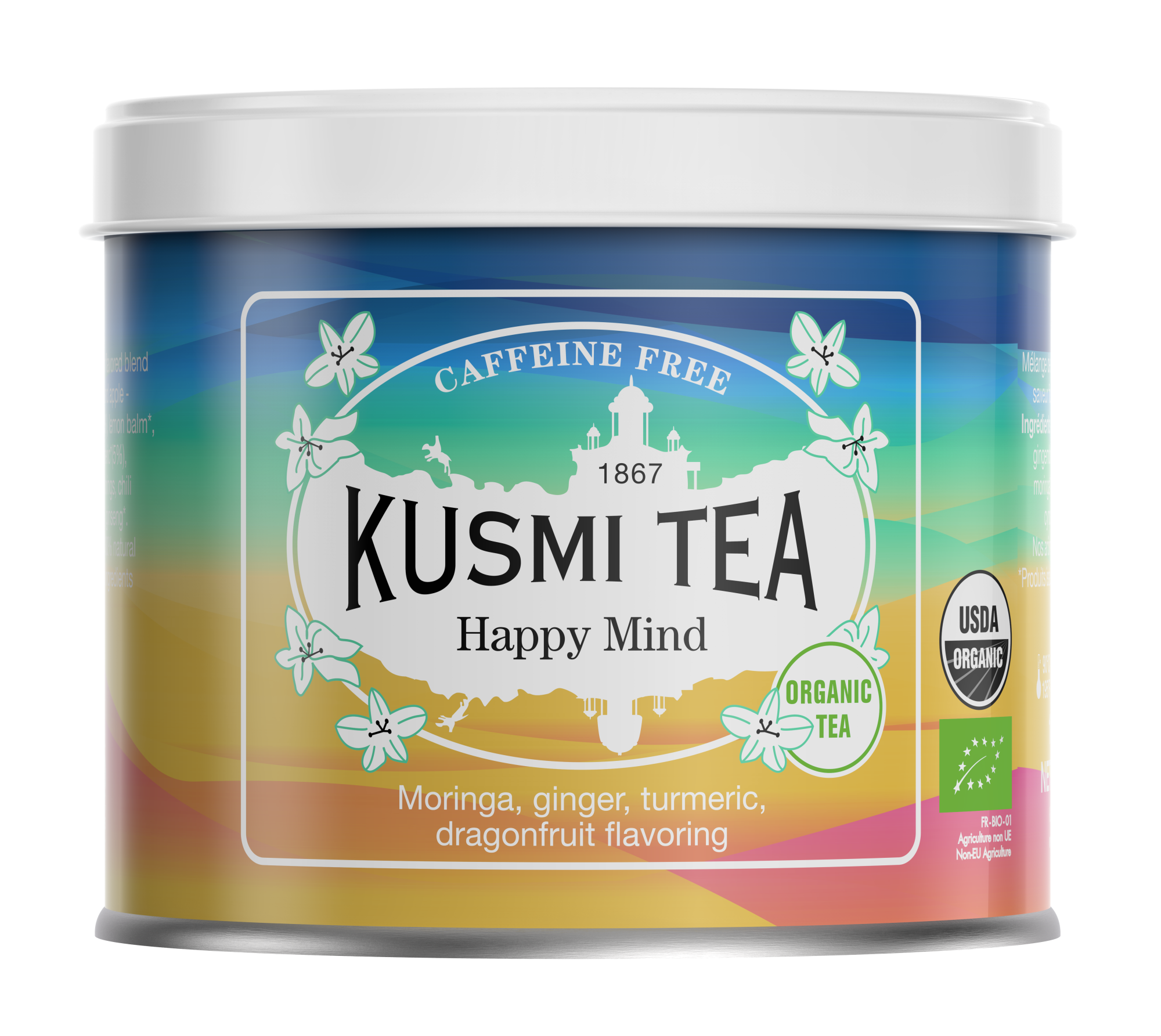 Kusmi Happy Mind Ekologisk - Plåtburk 100 gram 