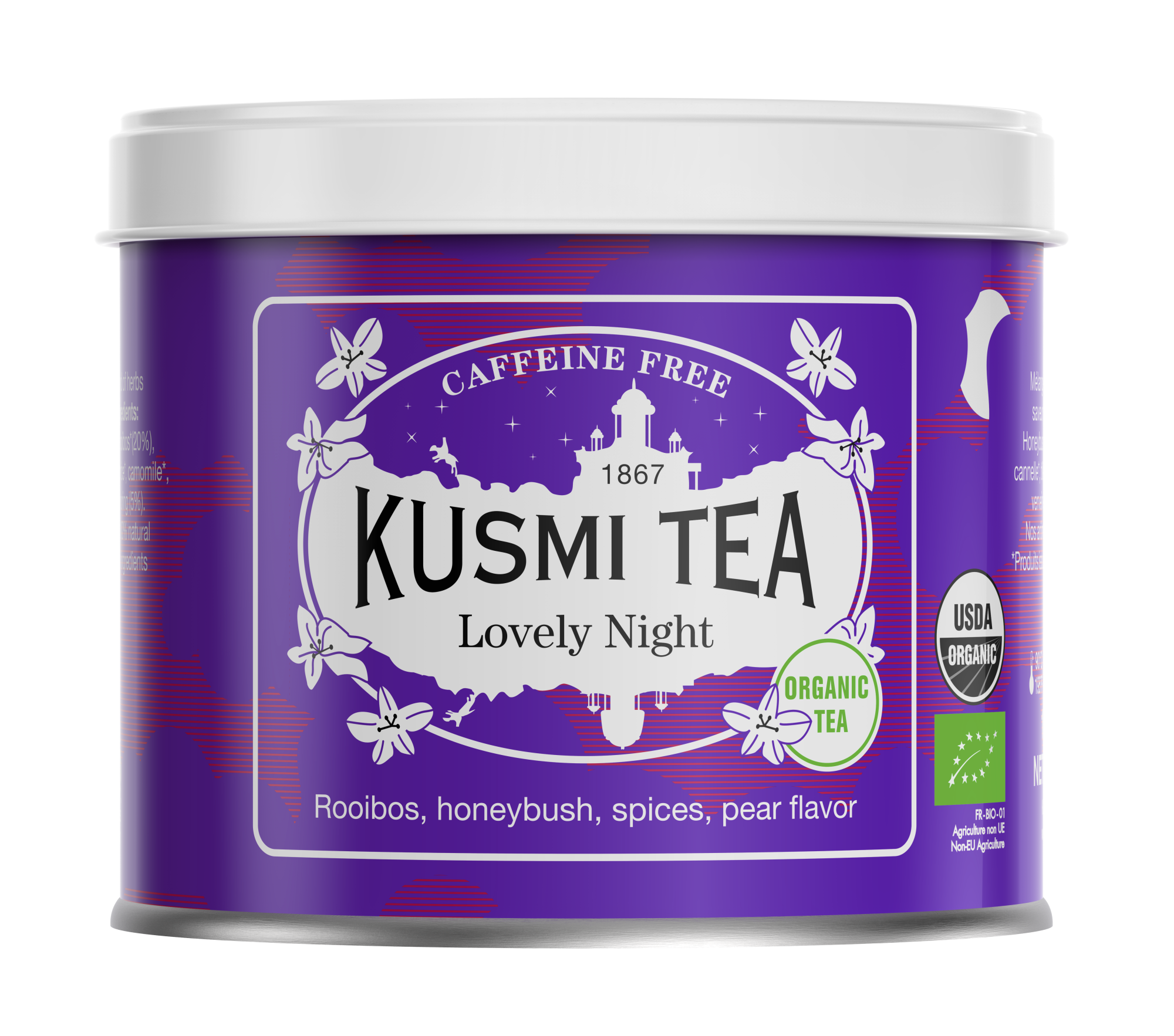 Kusmi Lovely Night Ekologisk - Plåtburk 100 gram 