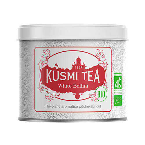 Kusmi White Bellini Ekologisk - Plåtburk 90 gram