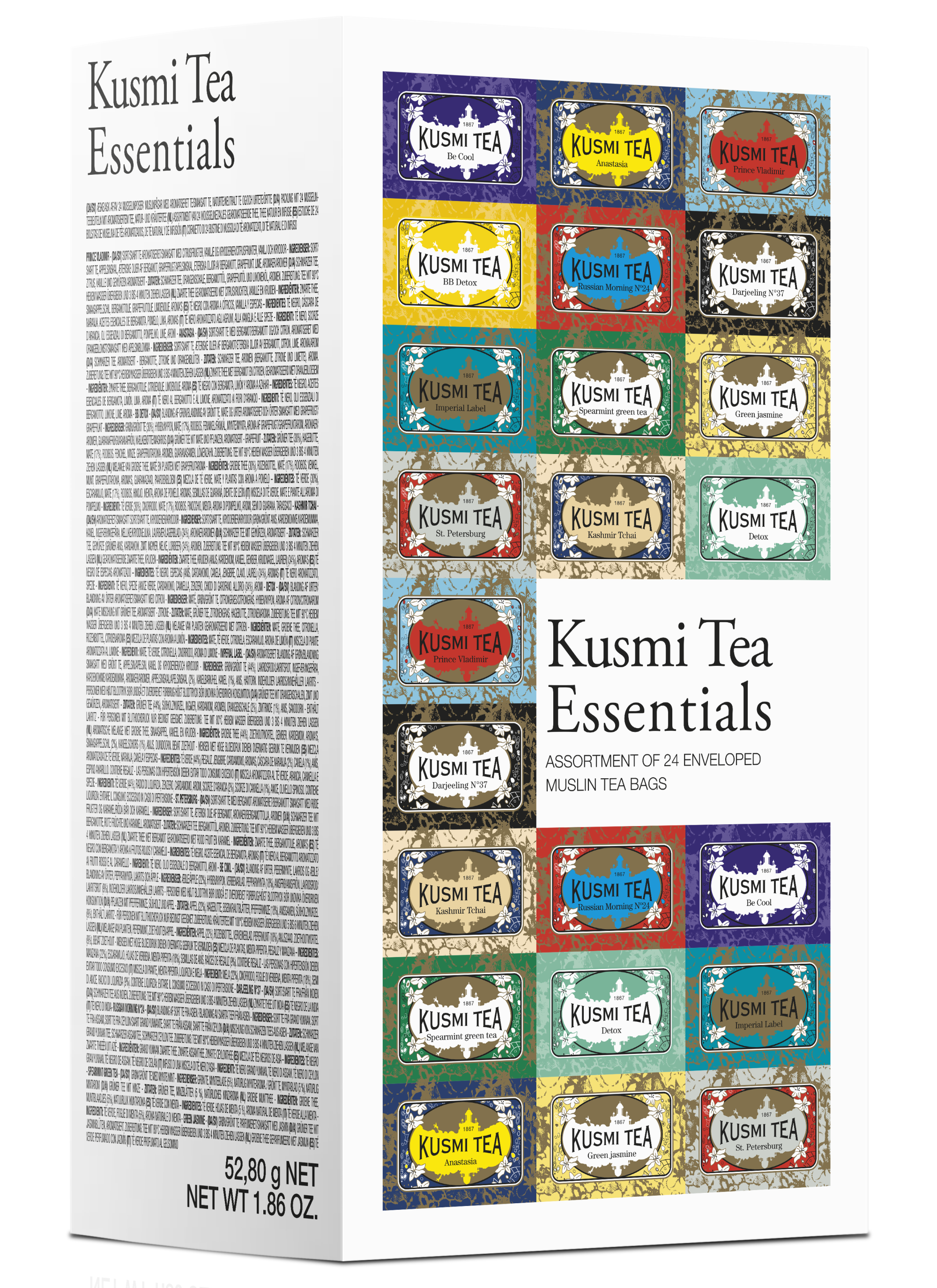 Kusmi Presentset med 24 tepåsar