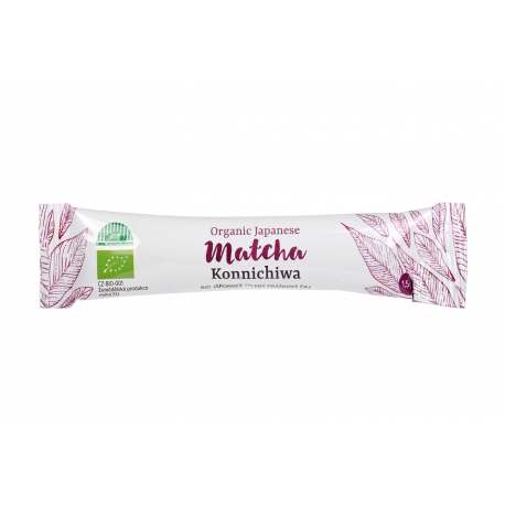 Japansk Ekologisk Matcha Konnichiwa - Portionsförpackad 15x1,5g - 3