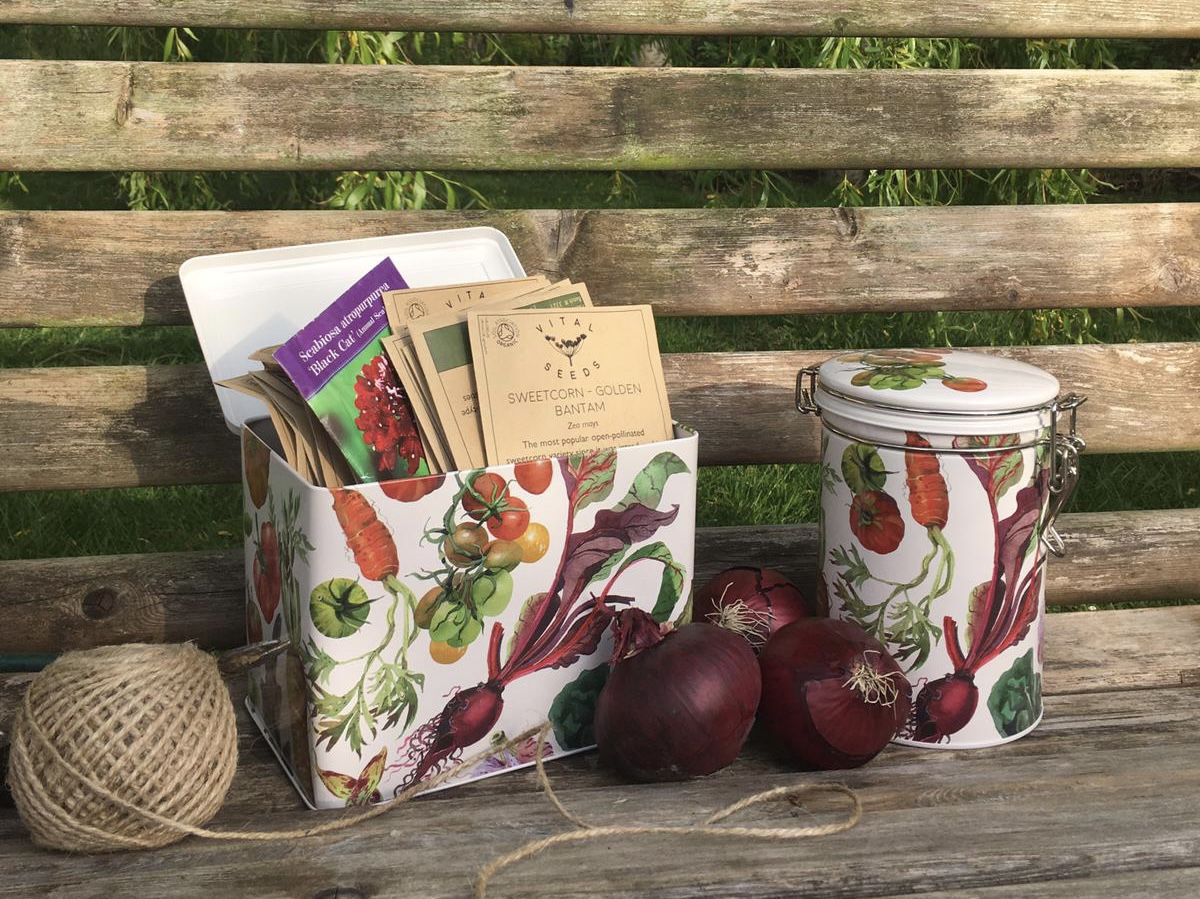 Teburk Rund med knäpplock 300 gram - Emma Bridgewater Vegetable Garden - 2
