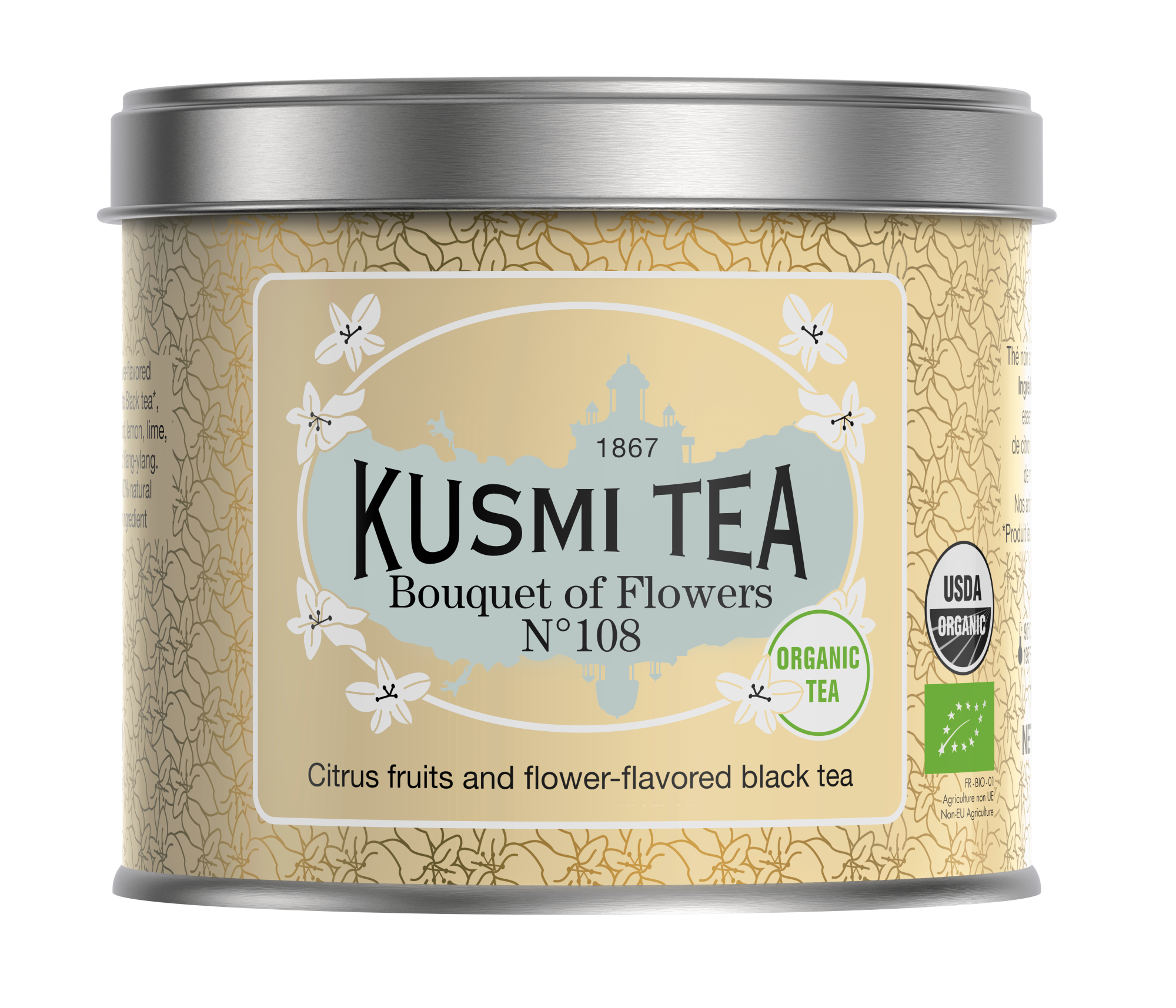 Kusmi Bouquet of Flowers No 108 Ekologisk - Plåtburk 100 gram 