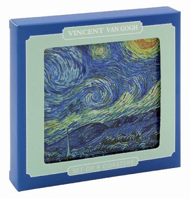 Vincent Van Gogh - Glasunderlägg 4-pack - 2