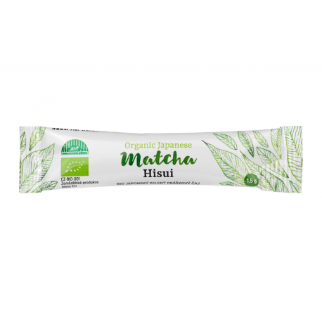 Japansk Ekologisk Matcha Hisui - Portionsförpackad 15x1,5g - 3