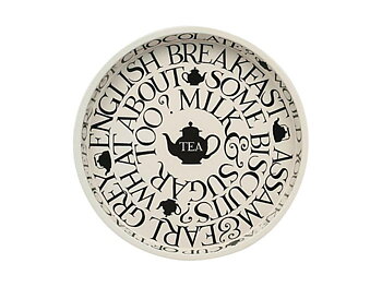 Bricka Emma Bridgewater Black Toast rund