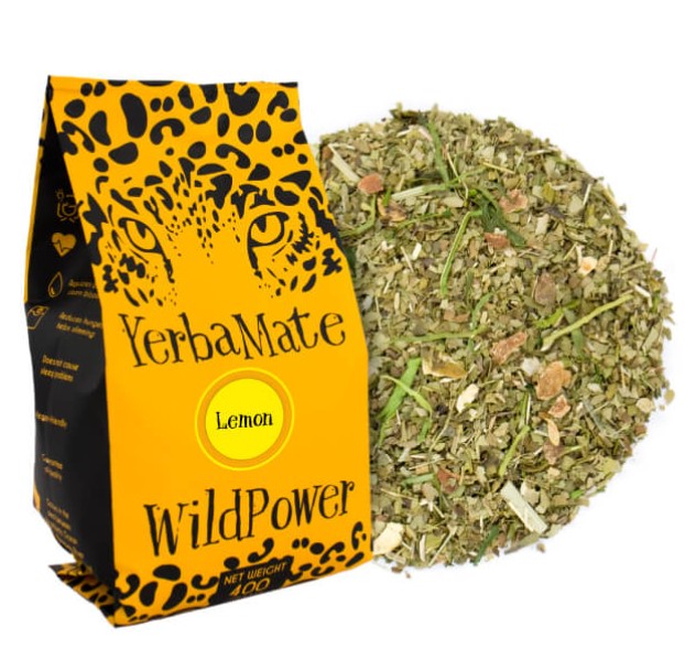 Yerba Maté Kit - Mate Citron, Gul Matékopp och Bombilla - 2